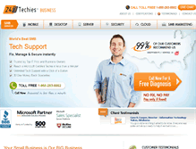 Tablet Screenshot of 247techiessmb.com